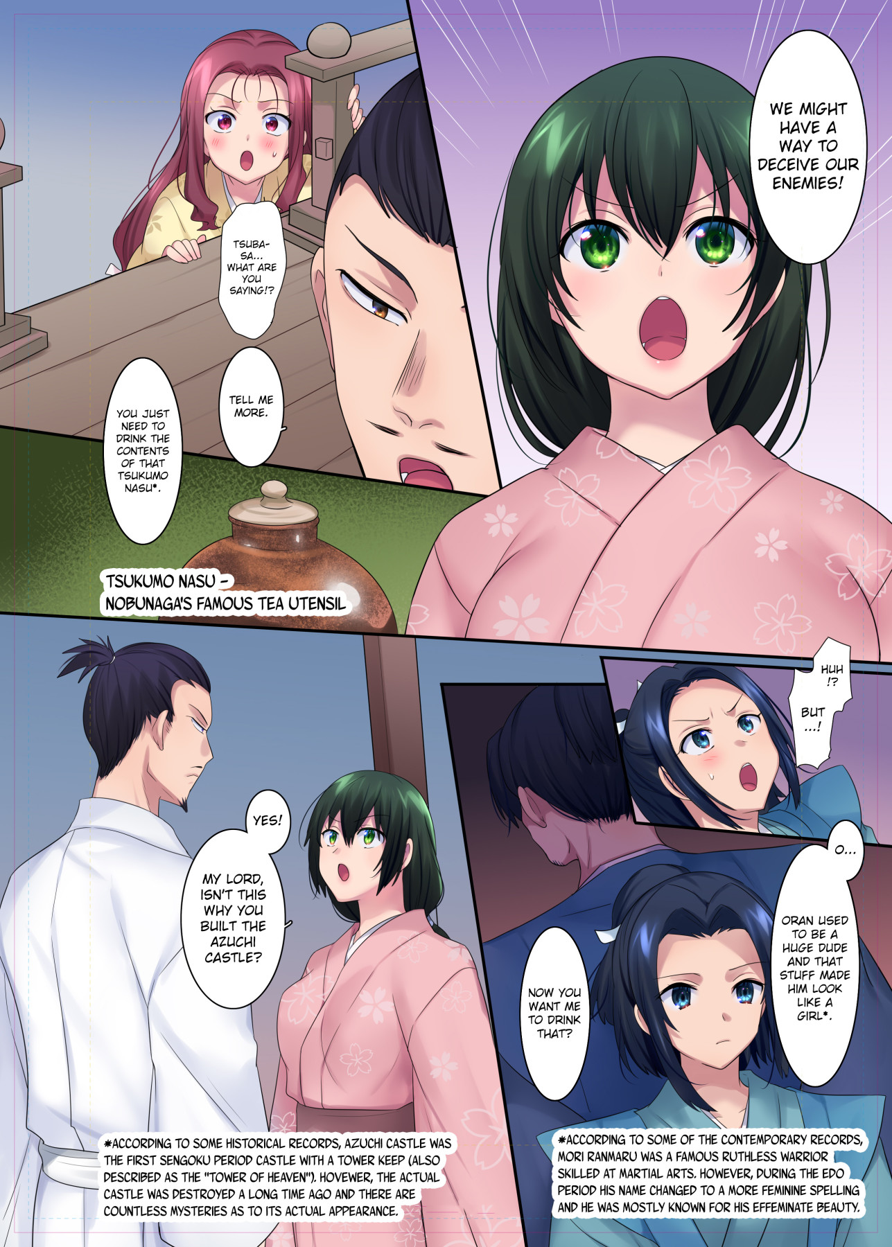 Hentai Manga Comic-Honnoji Transformation ~Nobunaga was Turned into a Girl~-Read-10